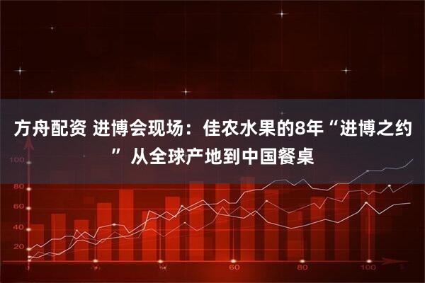 方舟配资 进博会现场：佳农水果的8年“进博之约” 从全球产地到中国餐桌