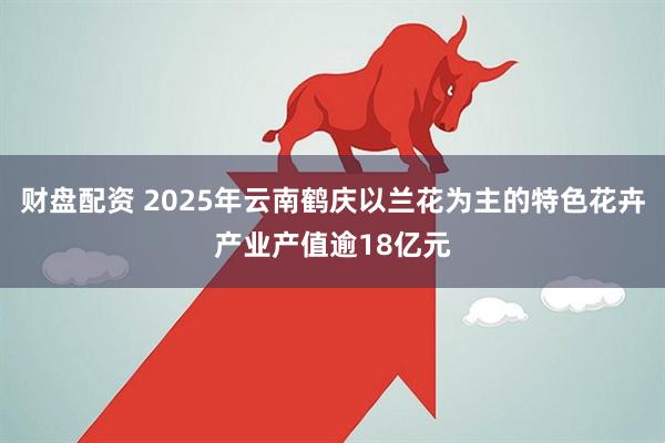 财盘配资 2025年云南鹤庆以兰花为主的特色花卉产业产值逾18亿元